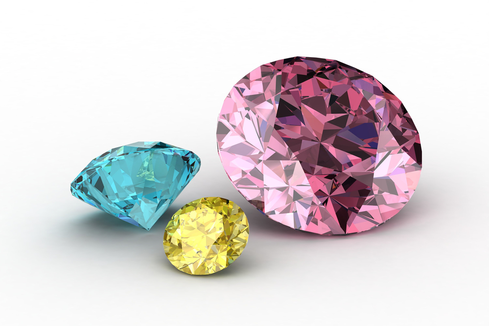 coloured lab diamonds